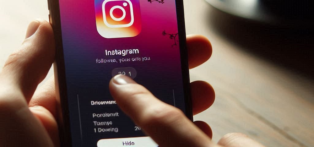 how to hide following list on Instagram