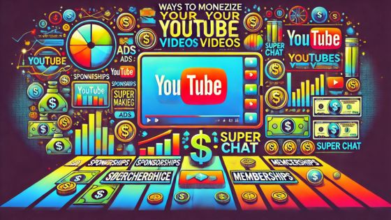 Ways to Monetize Your YouTube Videos