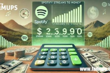 Spotify streams to money calculator