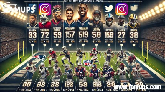 NFL Players with most Instagram Followers