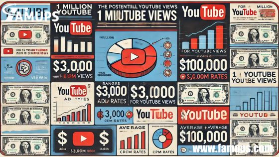 YouTube Pay for 1 Million Views