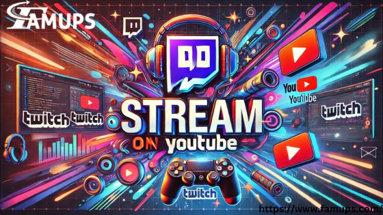 stream on Twitch and YouTube